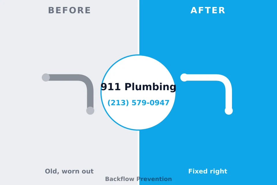 Before and after: plumbing company Chums Corner, MI